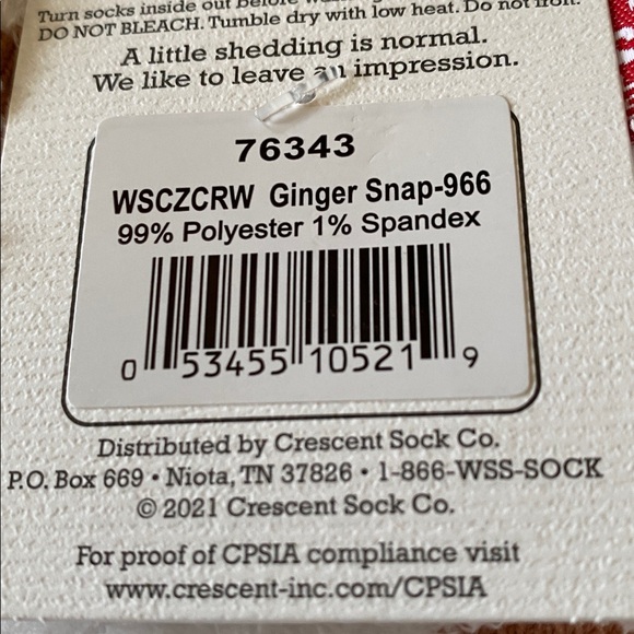 Cozy Gingerbread Pattern Socks - Picture 8 of 8